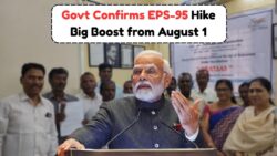 ₹7,500 Pension with 38% DA for EPS-95 Pensioners Starting August 1, 2025 – Government Makes It Official